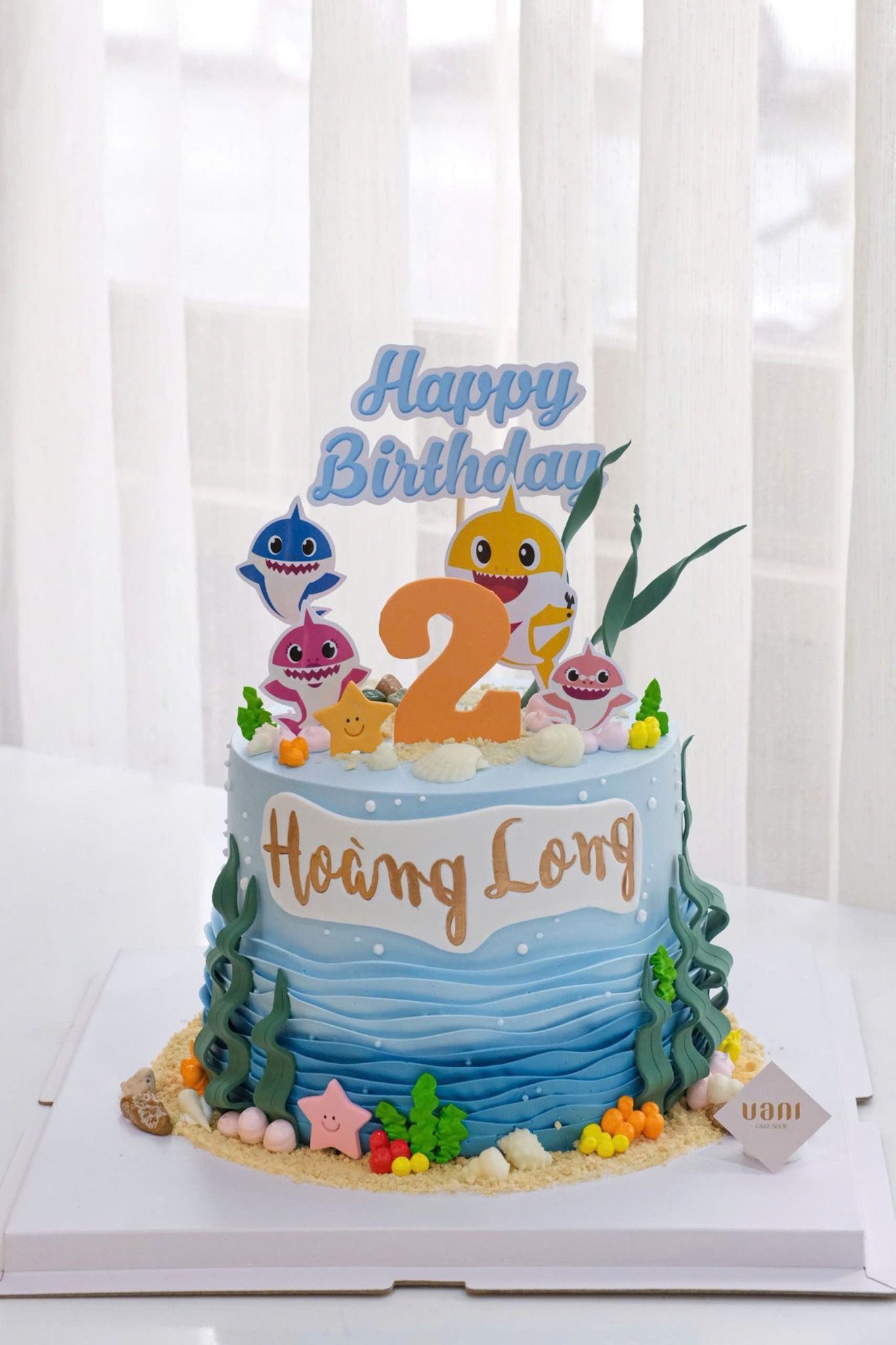 bánh kem baby shark