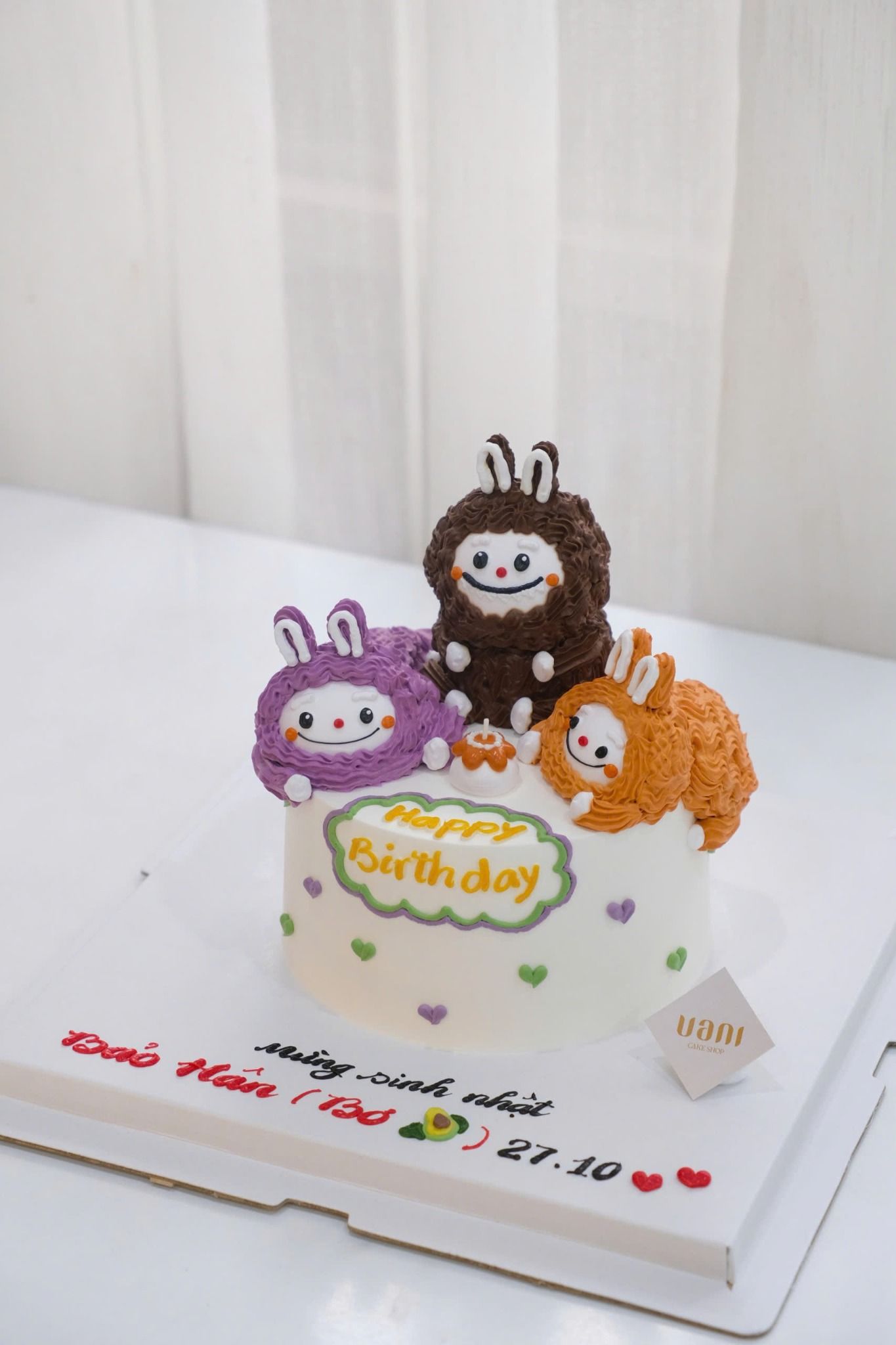 bánh kem labubu