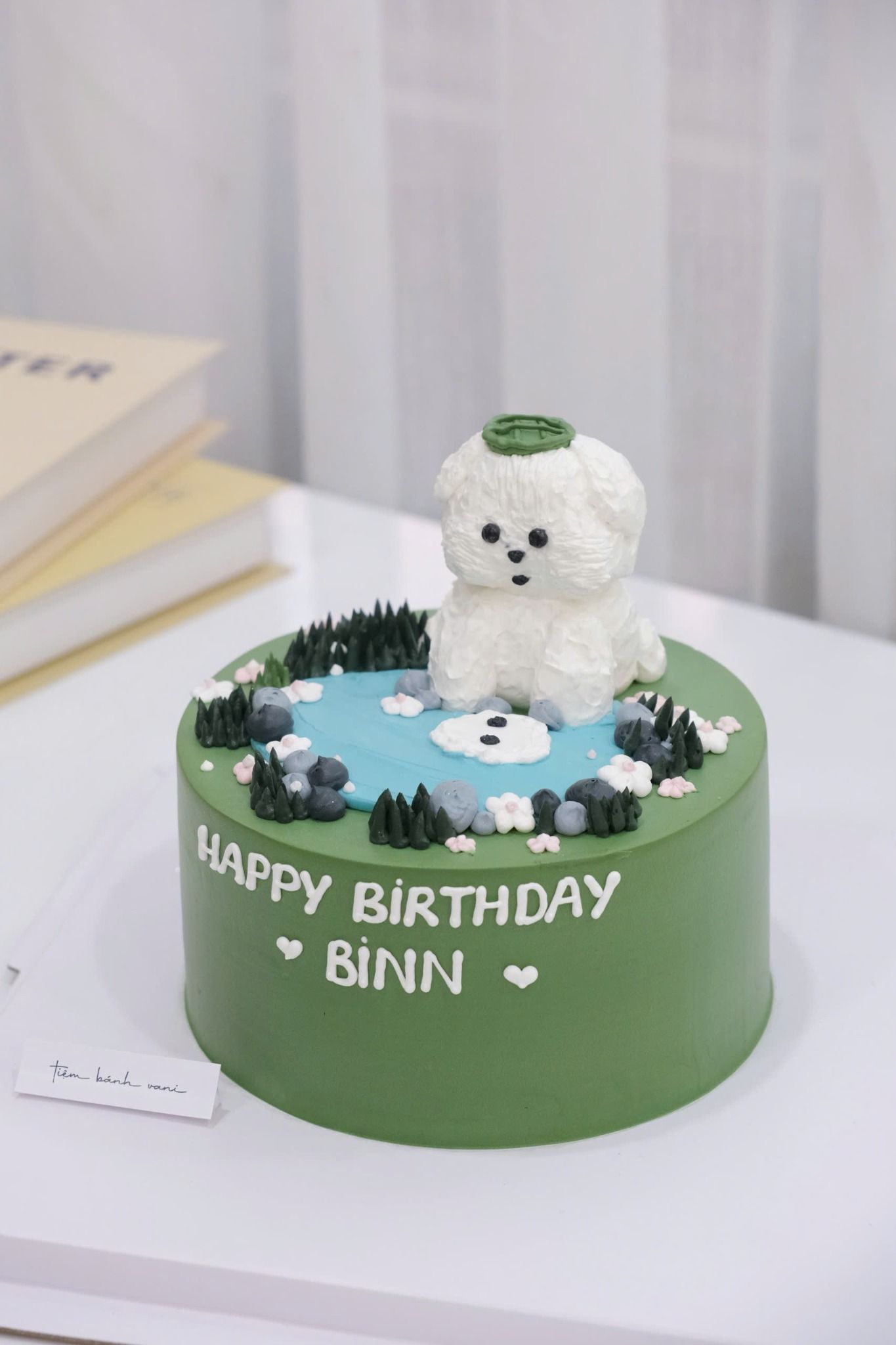 bánh kem con chó