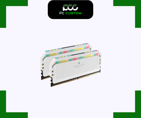  RAM CORSAIR DOMINATOR PLATINUM RGB 32GB (16GBx2) 5600MHz DDR5 WHITE 