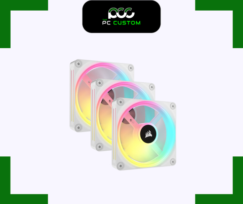  FAN CORSAIR iCUE LINK QX120 RGB MAGNETIC DOME STARTER KIT WHITE 