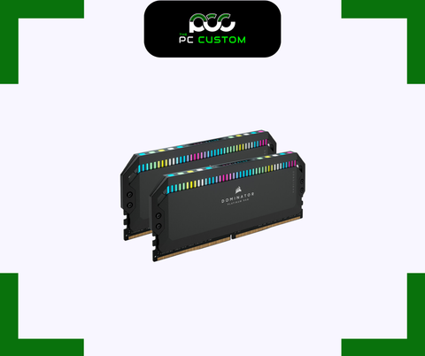  RAM CORSAIR DOMINATOR PLATINUM RGB 64GB (32GBx2) 6000MHz DDR5 BLACK 