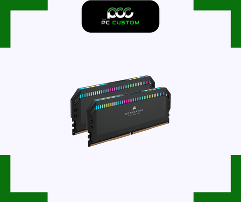  RAM CORSAIR DOMINATOR PLATINUM RGB 32GB (16GBx2) 5200MHz DDR5 BLACK 