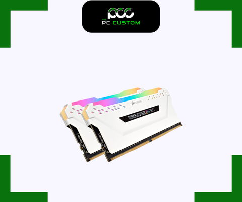  RAM CORSAIR VENGEANCE RGB PRO 16GB (8GBx2) 3200MHz DDR4 WHITE 