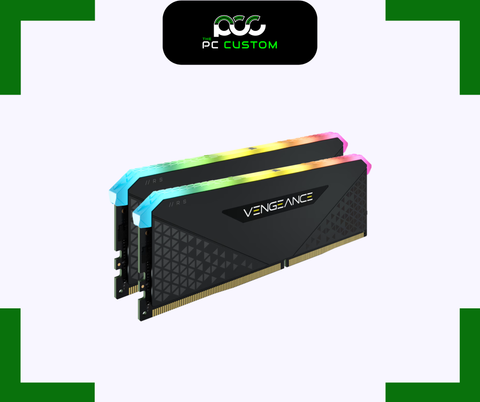  CORSAIR VENGEANCE RGB RS 64GB (32GBx2) 3600MHz DDR4 BLACK 