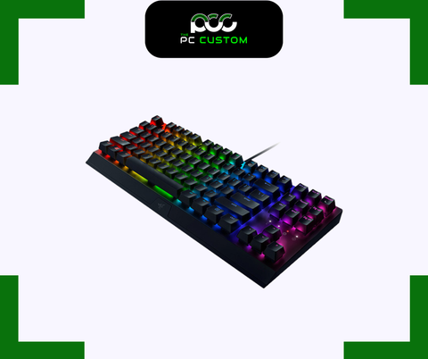  BÀN PHÍM CƠ RAZER BLACKWIDOW V3 TENKEYLESS - GREEN SWITCH/YELLOW SWITCH 