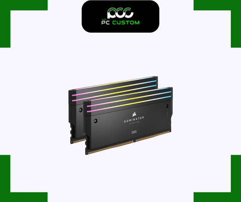  RAM CORSAIR DOMINATOR TITANIUM RGB 32GB (16GBx2) 6000MT/s DDR5 BLACK 