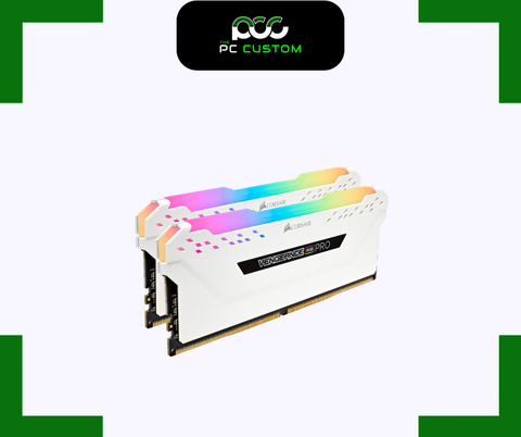  RAM CORSAIR VENGEANCE RGB PRO 16GB (8GBx2) 3200MHz DDR4 WHITE 