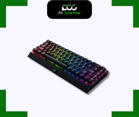  BÀN PHÍM CƠ RAZER BLACKWIDOW V3 MINI HYPERSPEED - GREEN SWITCH/YELLOW SWITCH 