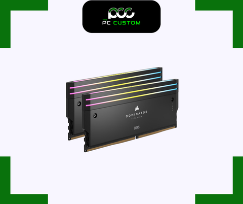  RAM CORSAIR DOMINATOR TITANIUM RGB 32GB (16GBx2) 6400MT/s DDR5 BLACK 