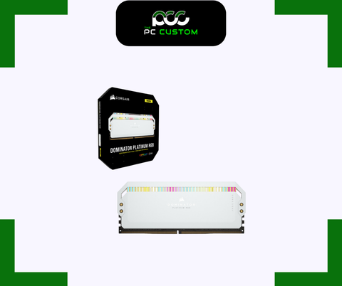  RAM CORSAIR DOMINATOR PLATINUM RGB 32GB (16GBx2) 5600MHz DDR5 WHITE 