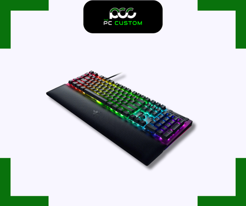  BÀN PHÍM CƠ RAZER BLACKWIDOW V4 HYPERSPEED - GREEN SWITCH/YELLOW SWITCH 