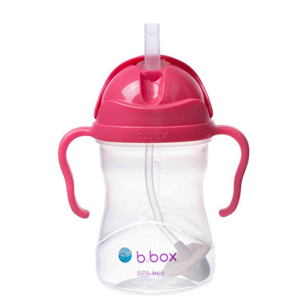 B.BOX BỘ BÌNH NƯỚC 4 NẮP THAY THẾ TIỆN DỤNG CHO BÉ - MÀU HỒNG