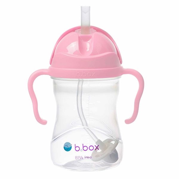 B.BOX BÌNH NƯỚC 360 ĐỘ CHO BÉ TẬP UỐNG NƯỚC - MÀU HỒNG PHẤN
