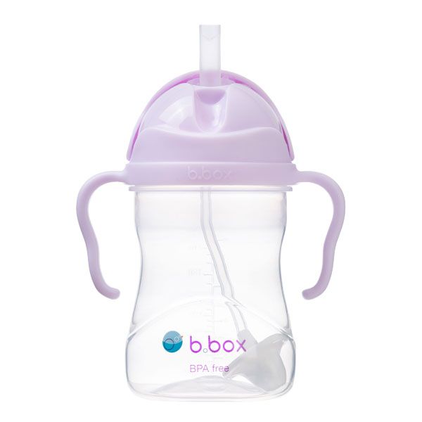 B.BOX BÌNH NƯỚC 360 ĐỘ CHO BÉ TẬP UỐNG NƯỚC - MÀU TÍM PASTEL