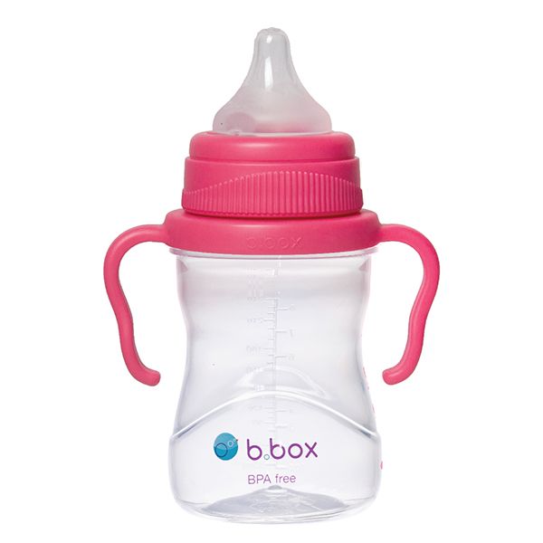 B.BOX BỘ BÌNH NƯỚC 4 NẮP THAY THẾ TIỆN DỤNG CHO BÉ - MÀU HỒNG