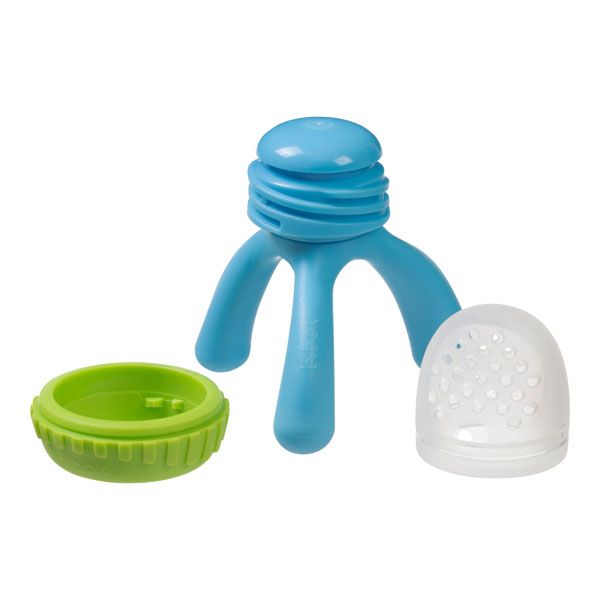 B.BOX TÚI NHAI SILICONE CHỐNG HÓC CHO BÉ - MÀU XANH