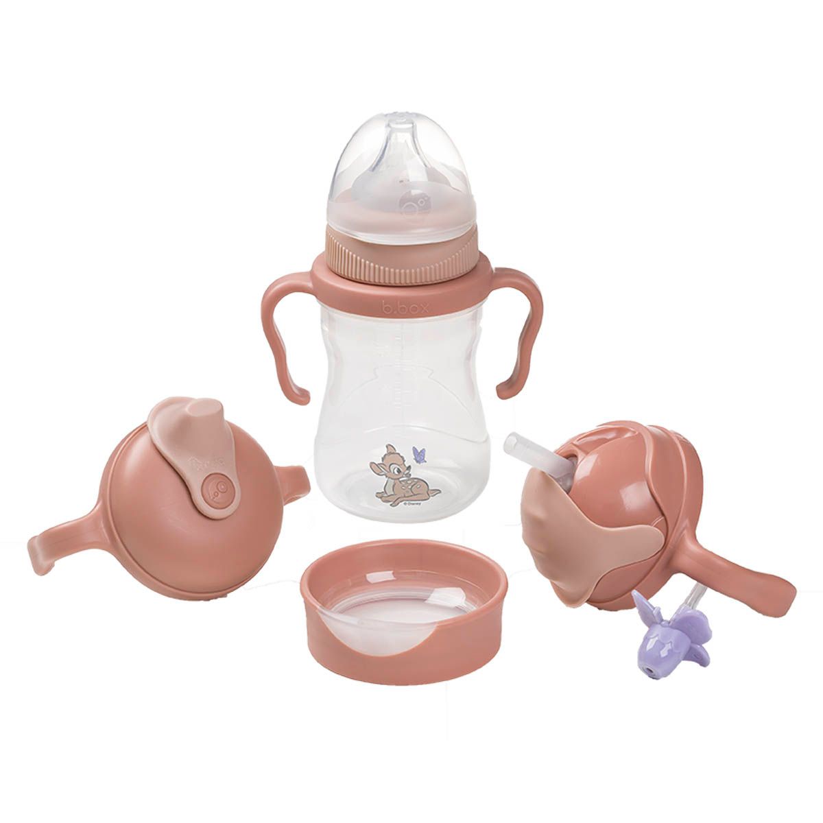 B.BOX BỘ BÌNH NƯỚC 4 NẮP THAY THẾ TIỆN DỤNG CHO BÉ - BAMBI