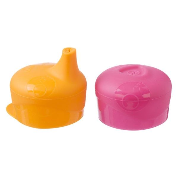 B.BOX NẮP ĐẬY ĐA NĂNG SILICONE CHO BÉ - BỘ ĐÔI HỒNG CAM