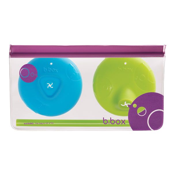 B.BOX NẮP ĐẬY ĐA NĂNG SILICONE CHO BÉ - BỘ ĐÔI XANH MÁT