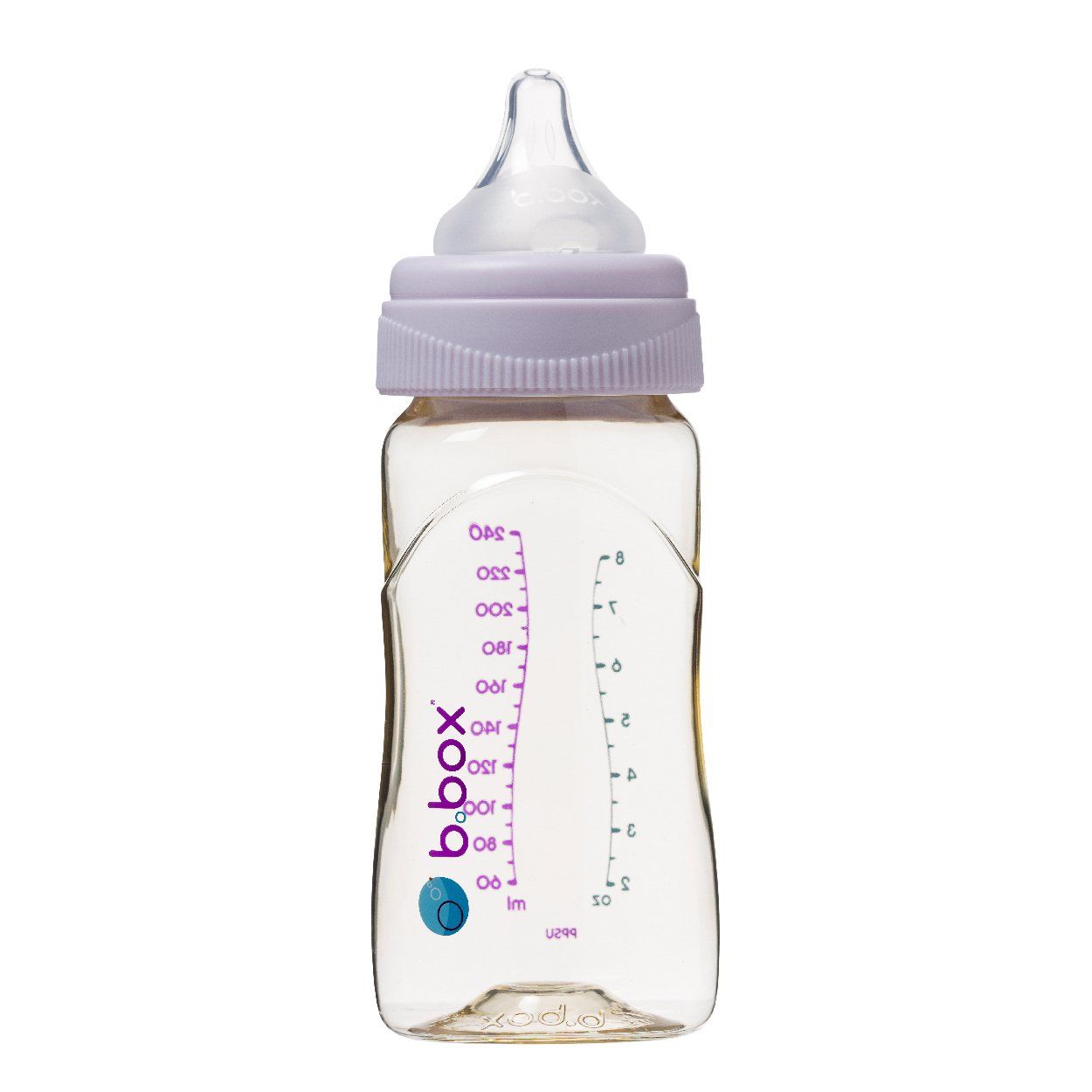 B.BOX BÌNH SỮA PPSU CHO BÉ - TÍM PASTEL
