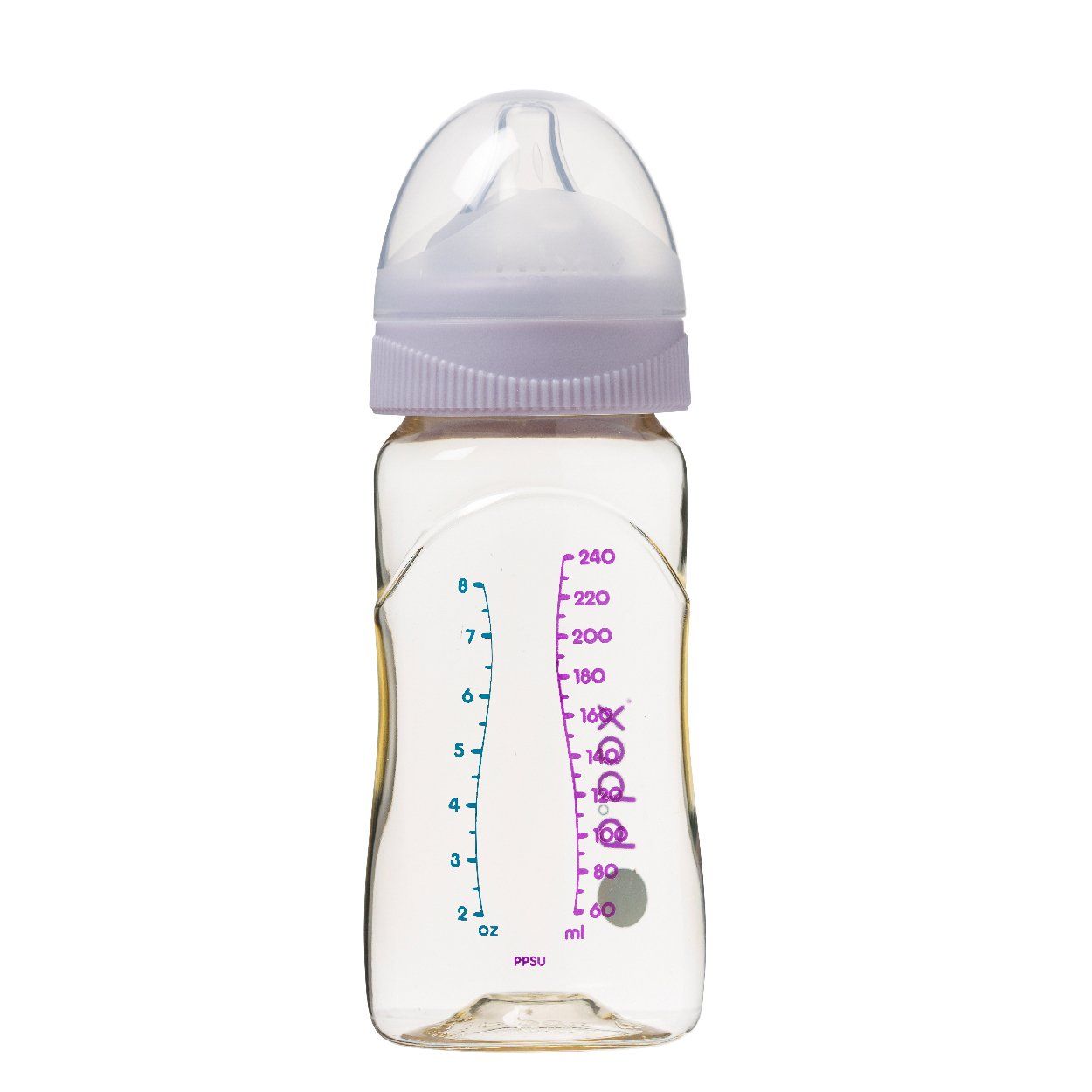B.BOX BÌNH SỮA PPSU CHO BÉ - TÍM PASTEL