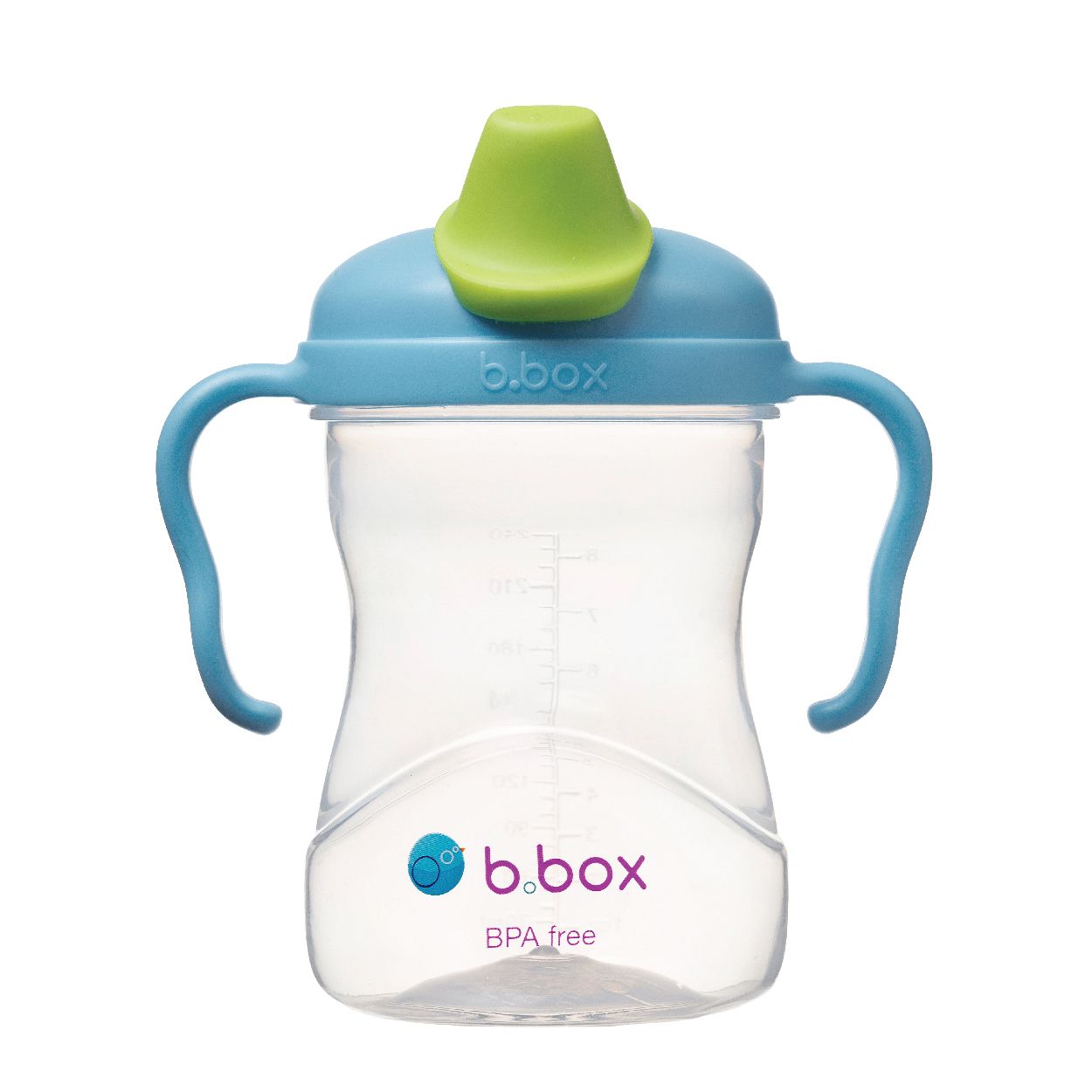B.BOX BÌNH UỐNG NƯỚC VÒI SILICONE CHO BÉ - MÀU XANH