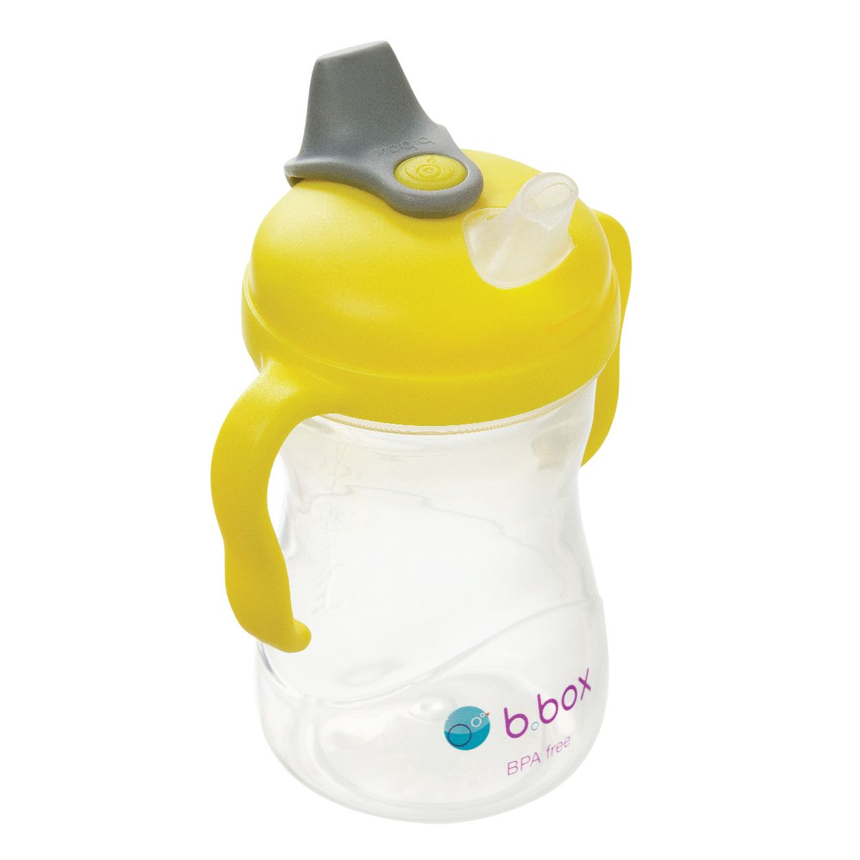 B.BOX BÌNH UỐNG NƯỚC VÒI SILICONE CHO BÉ - MÀU VÀNG