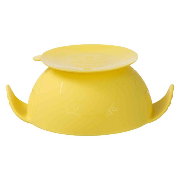 B.BOX BỘ CHÉN CHỐNG TRƠN VÀ MUỖNG CHO BÉ TẬP ĂN DẶM - MÀU VÀNG CHANH