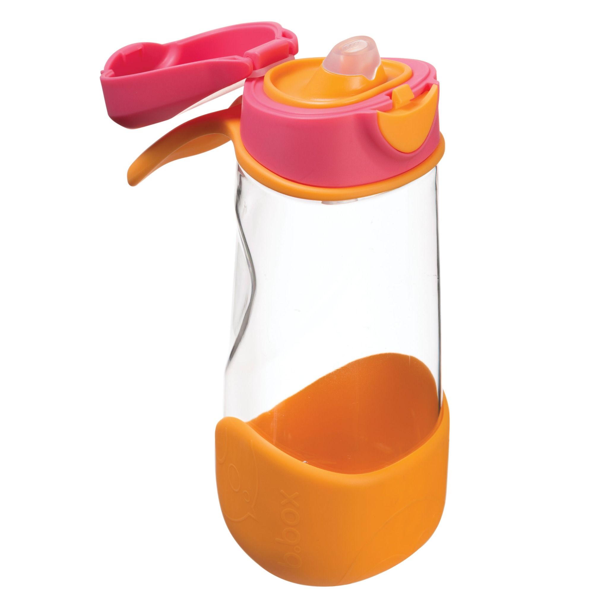 B.BOX BÌNH NƯỚC VÒI SILICONE CHO BÉ - MÀU HỒNG