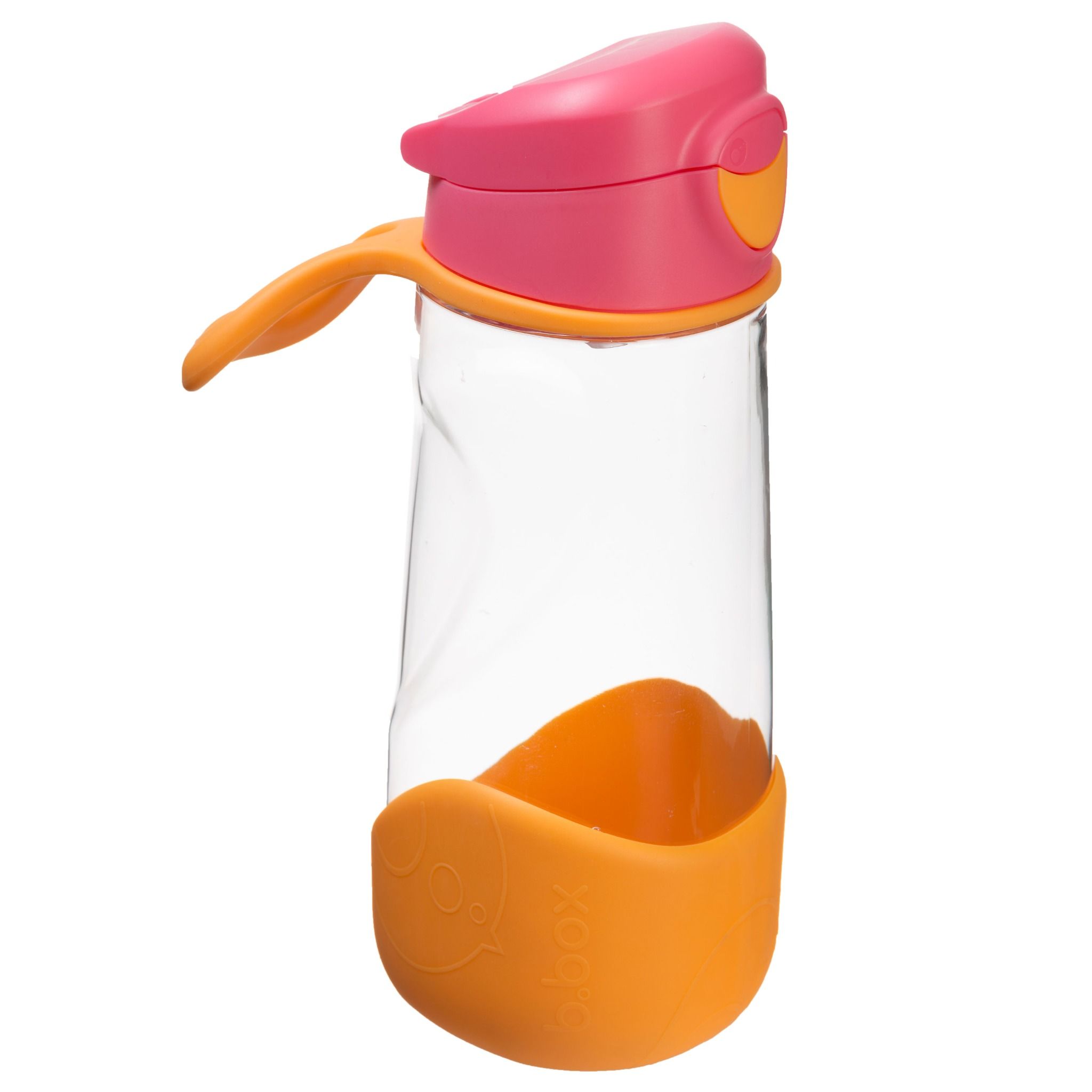 B.BOX BÌNH NƯỚC VÒI SILICONE CHO BÉ - MÀU HỒNG