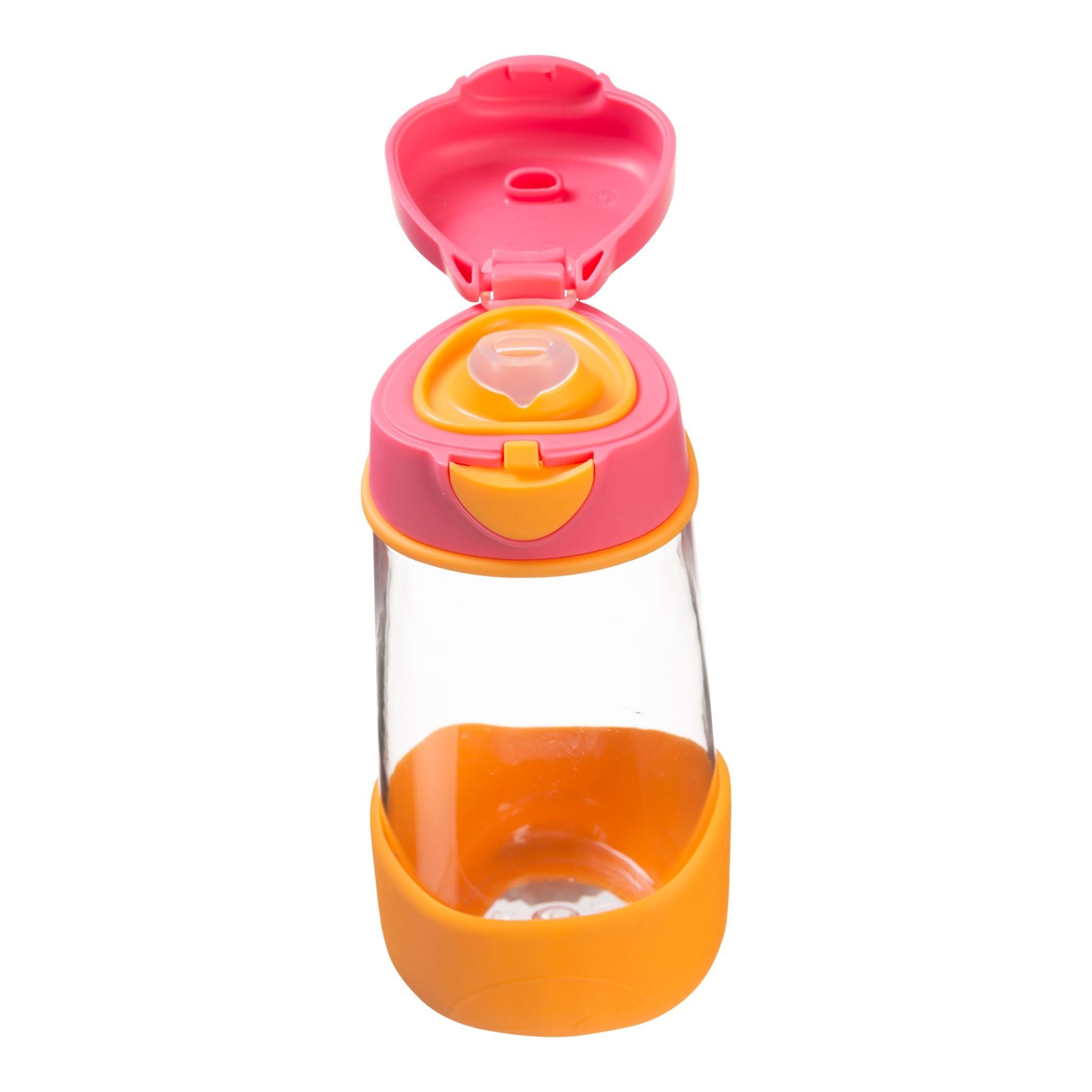 B.BOX BÌNH NƯỚC VÒI SILICONE CHO BÉ - MÀU HỒNG