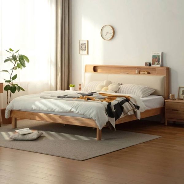Giường ngủ gỗ tự nhiên ALIGT - 1204