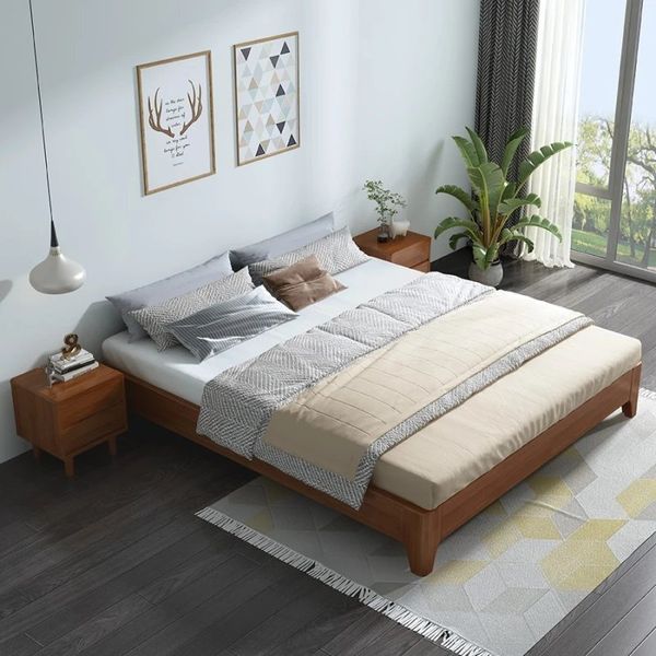 Giường ngủ gỗ tự nhiên ALIGT - 1224