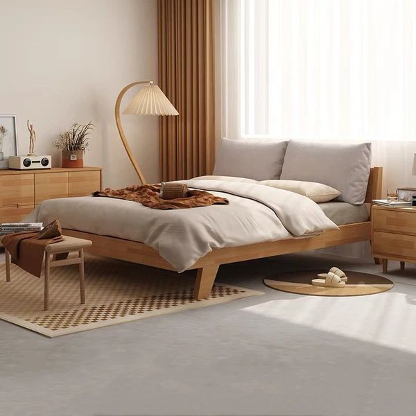 Giường ngủ gỗ tự nhiên ALIGT - 1208