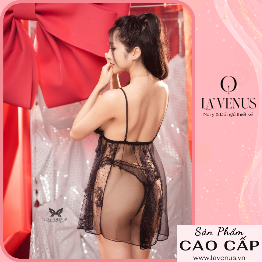 Váy ngủ sexy Renard Pink
