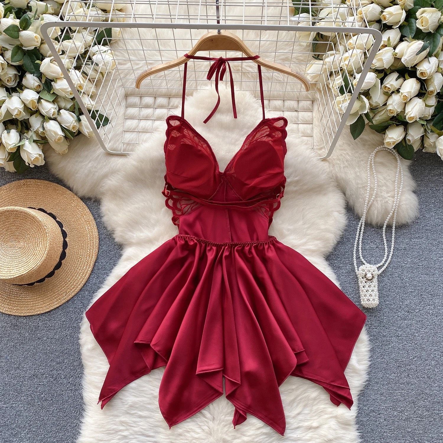 Váy Ngủ Lụa Cao Cấp Alida