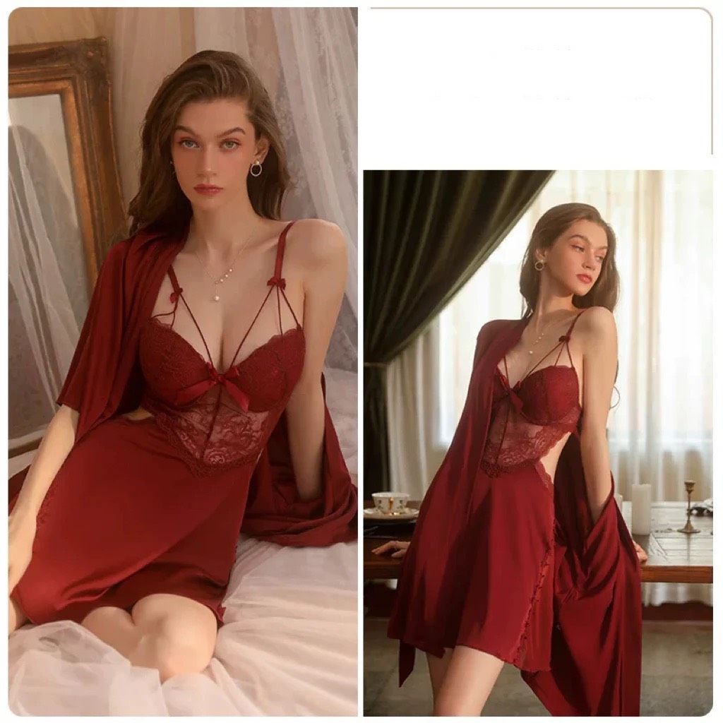 Váy Ngủ Lụa Thiết Kế Lilla