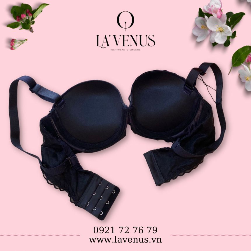 Áo Ngực Cúp Ngang Đệm Dày Có Gọng LS8067