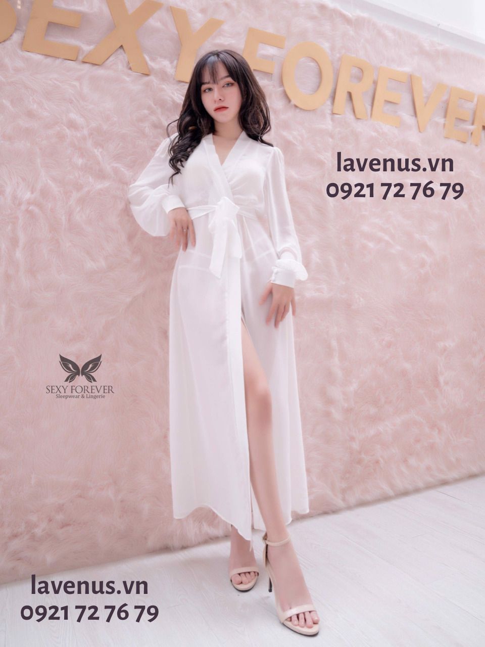 Áo choàng ngủ sexy Salie tinh khôi