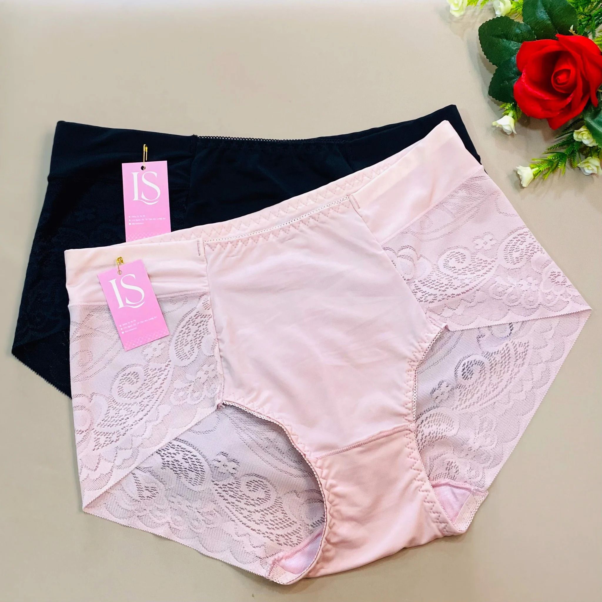 Quần lót thun phối ren LS3255