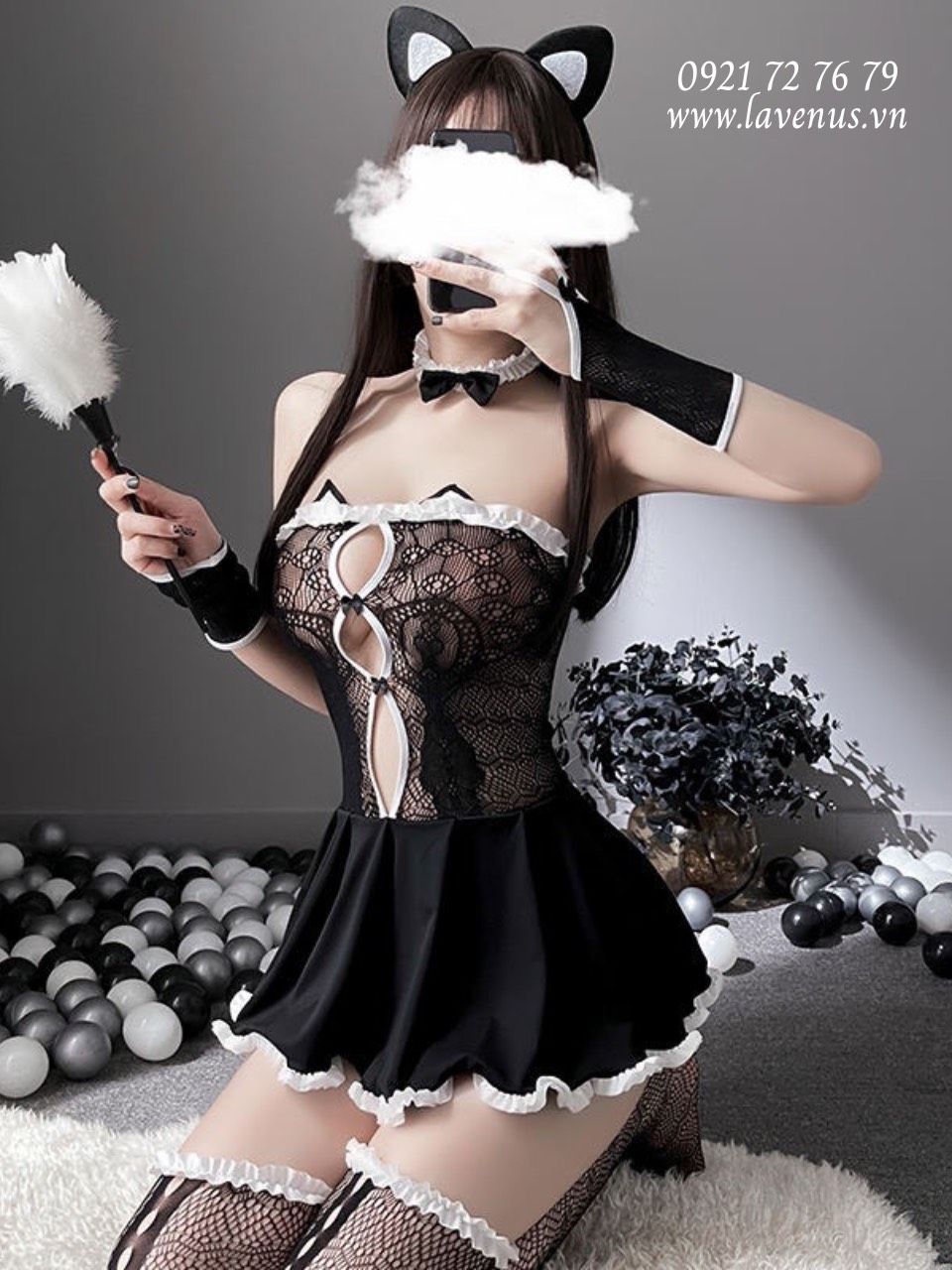 Váy ngủ Cosplay Miao