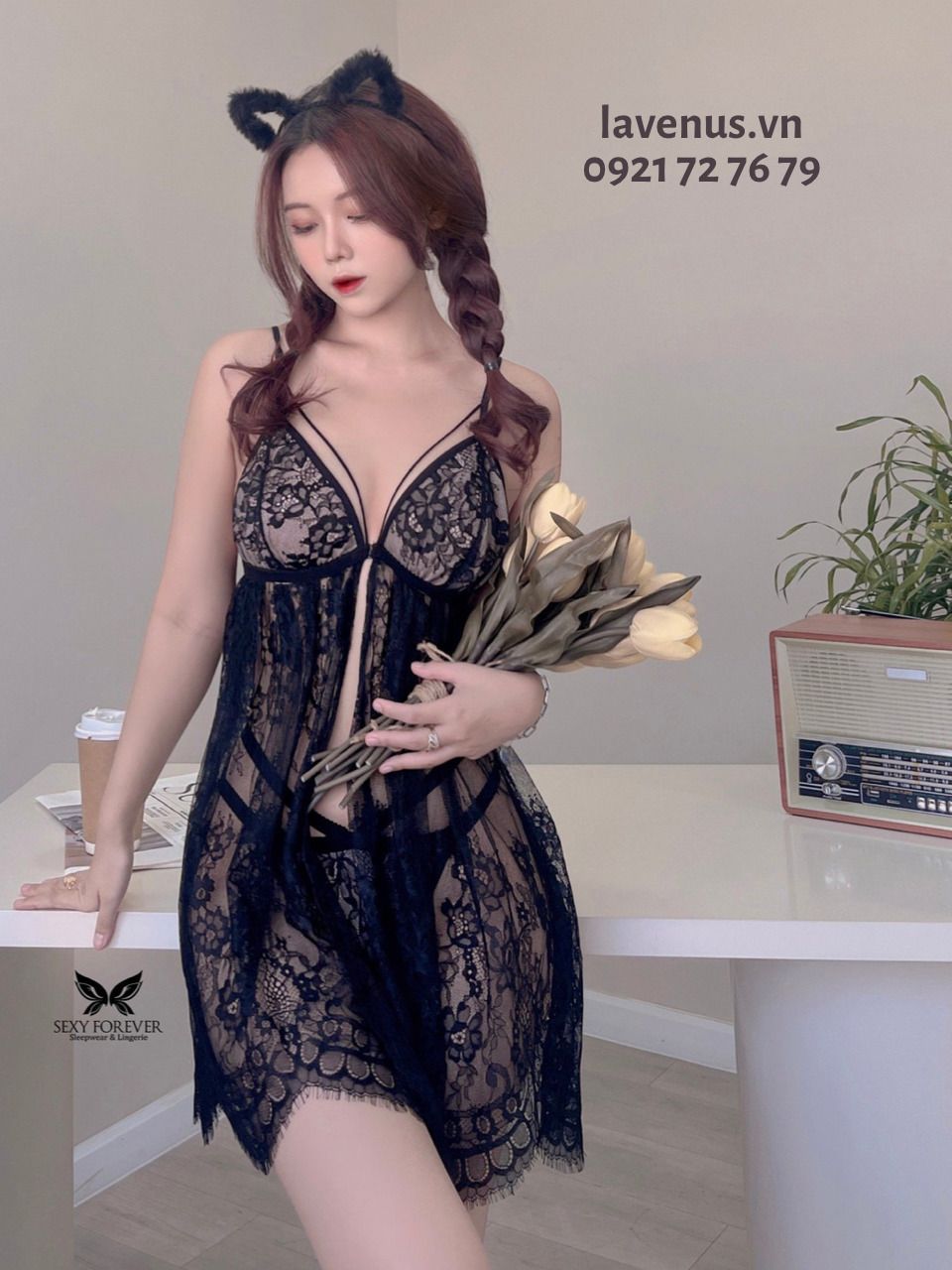 Váy ngủ gợi cảm sexy Aurora