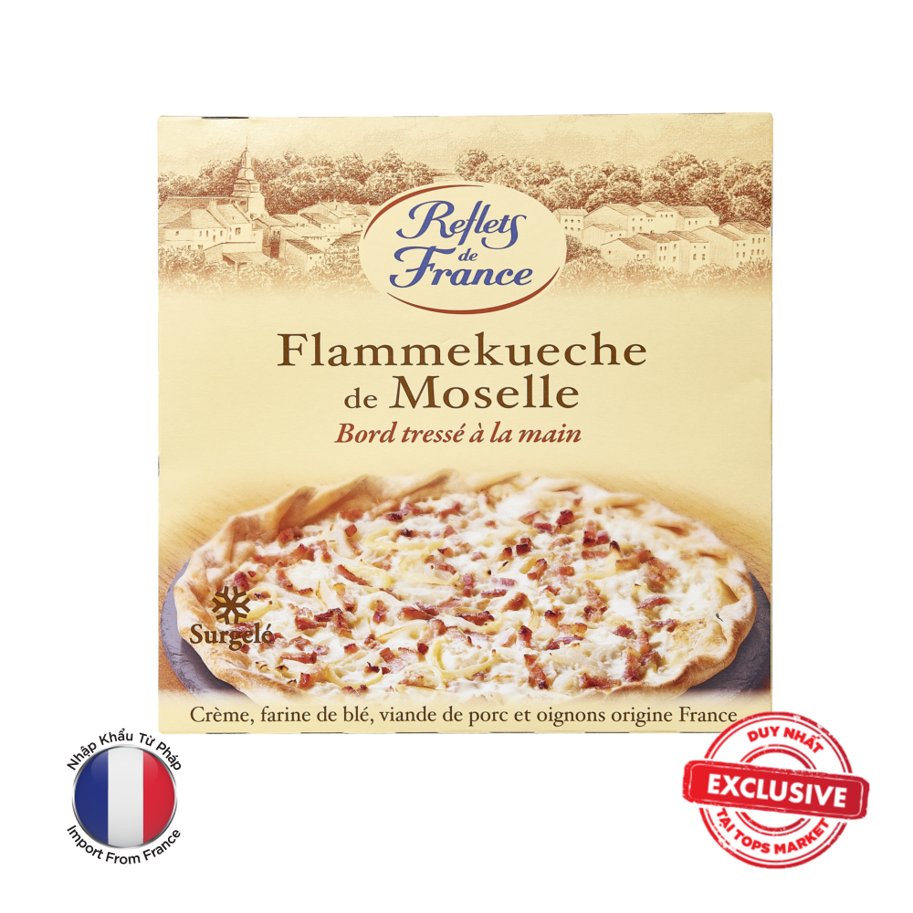 CARREFOUR PIZZA ĐẾ MỎNG FLAMMEKUECHE DE MOSELLE 260G