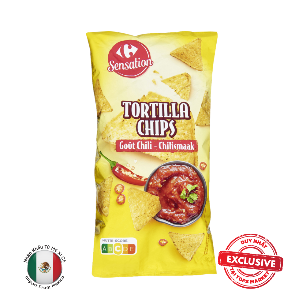 CARREFOUR BANH SNACK BAP TORTILLA VI CAY 200G