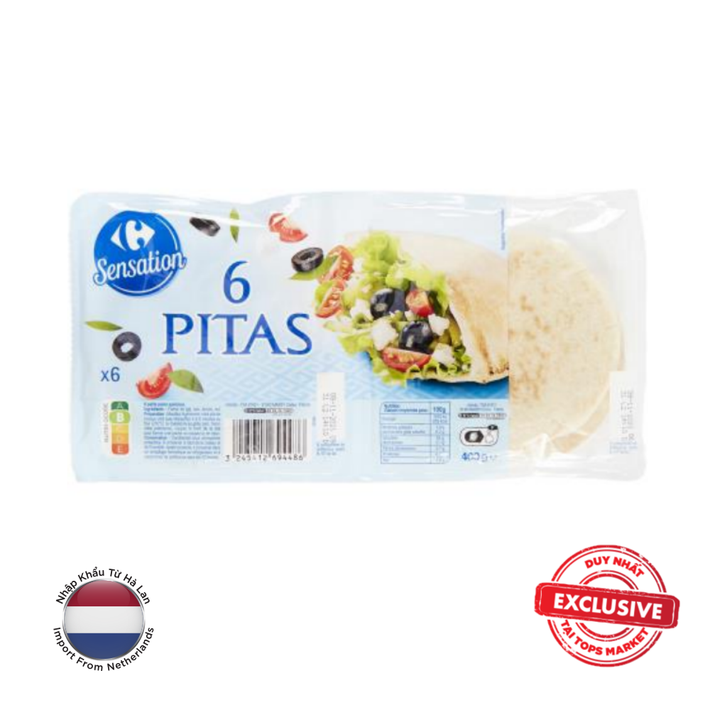 CARREFOUR BÁNH MÌ PITAS 400G