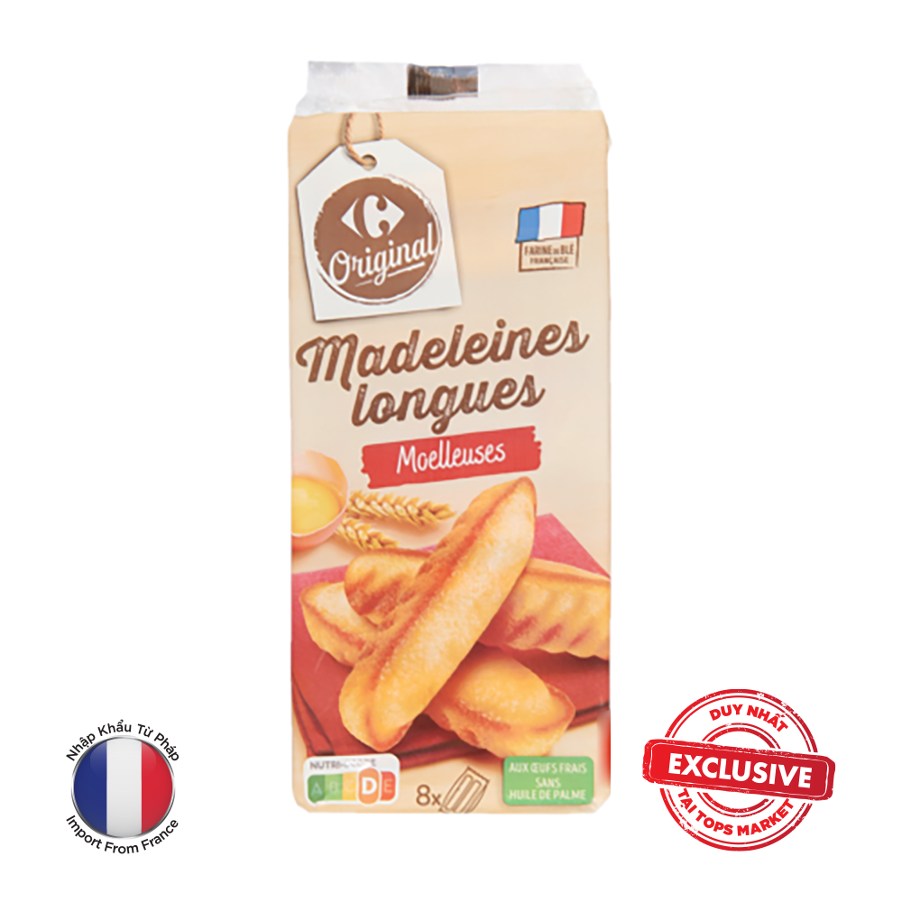 CARREFOUR BÁNH BÔNG LAN MADELEINES LONGUES TR.TUOI 200G