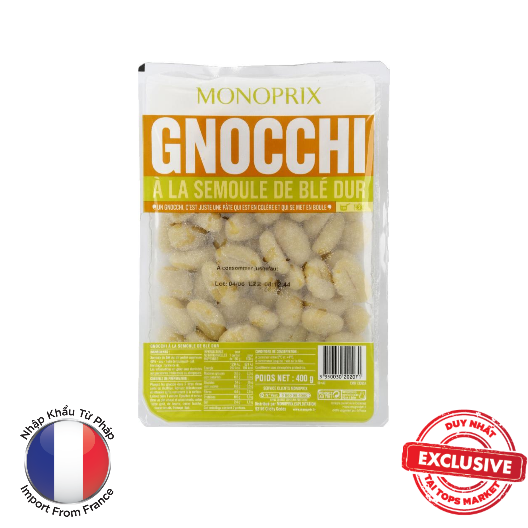 MPX MI GNOCCHI 400G