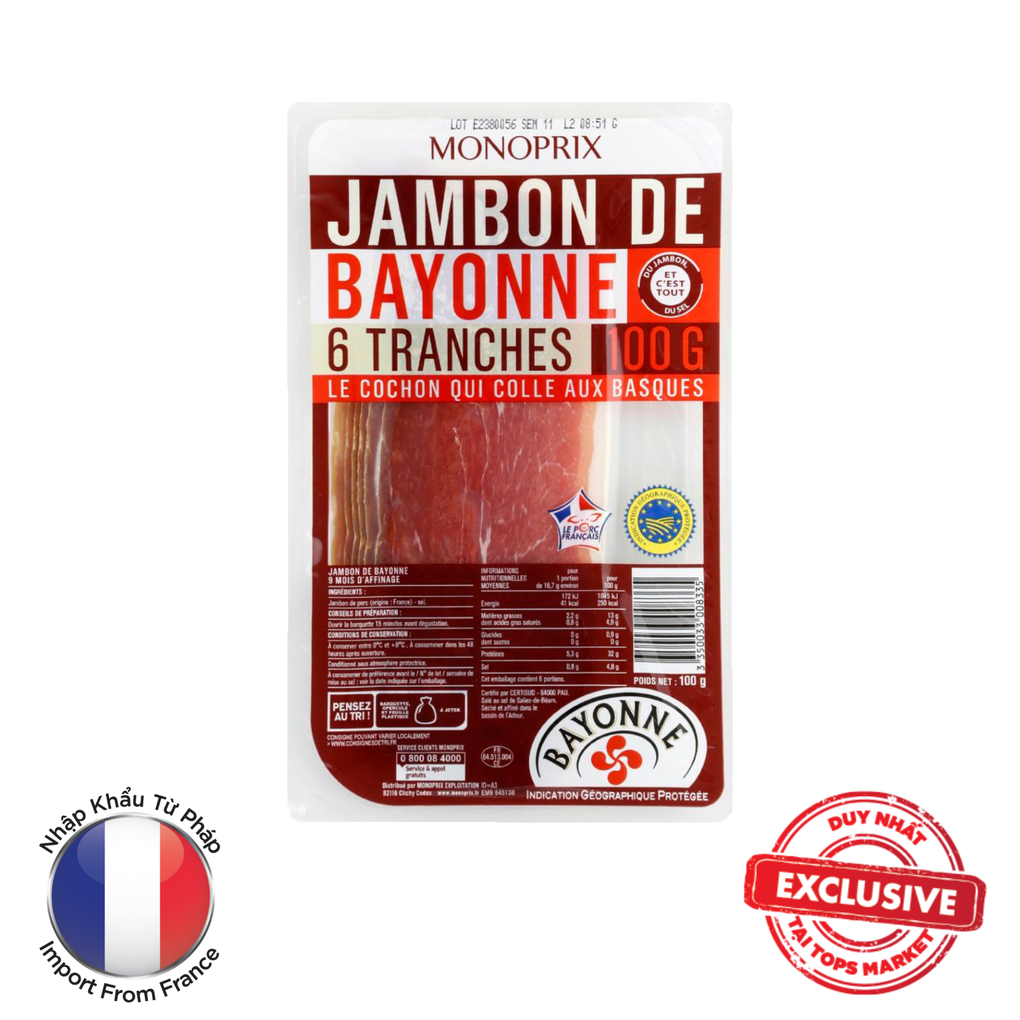 MPX GIAM BONG HEO BAYONNE 100G