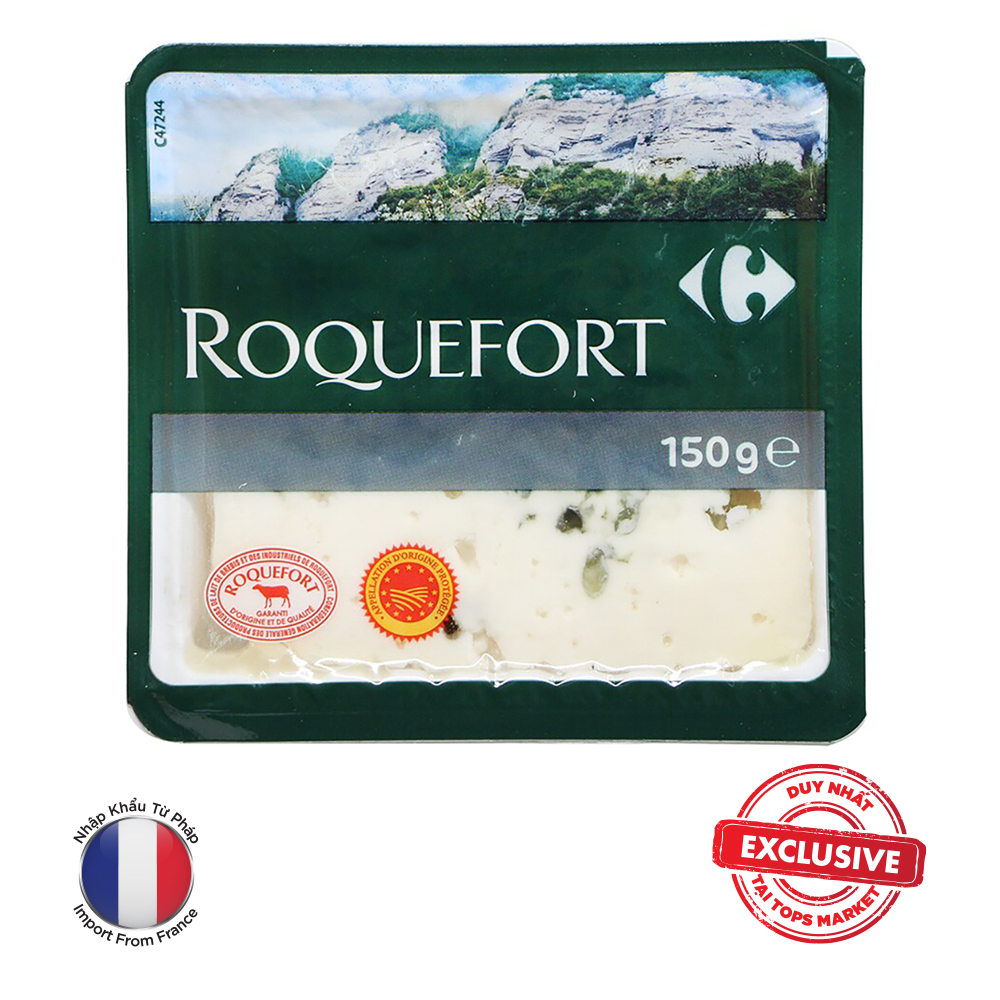 Phô mai gân xanh với sữa cừu nguyên chất Roquefort